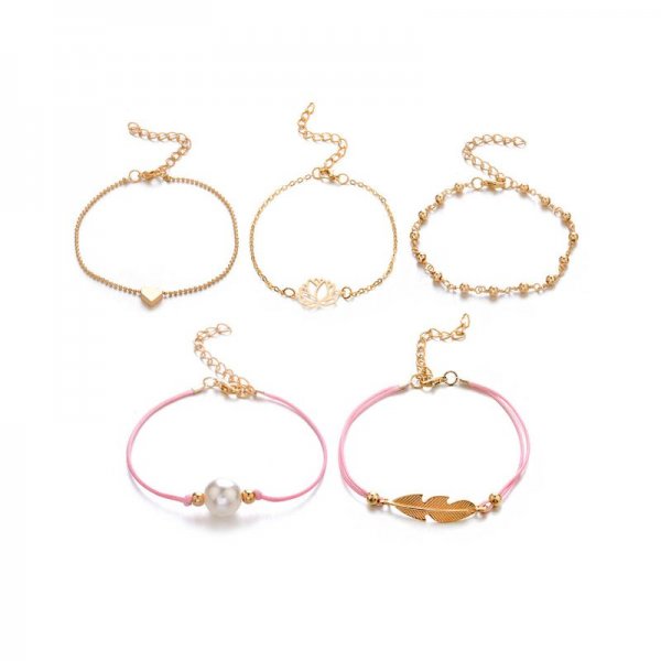 copper Filled Layering Bracelet Set